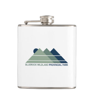 Bluerock Wildland Provincial Park Mountain Sun Hip Flask