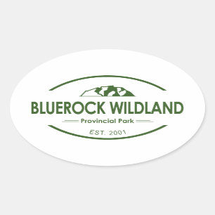Bluerock Wildland Provincial Park Oval Sticker