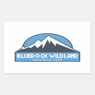 Bluerock Wildland Provincial Park Rectangular Sticker