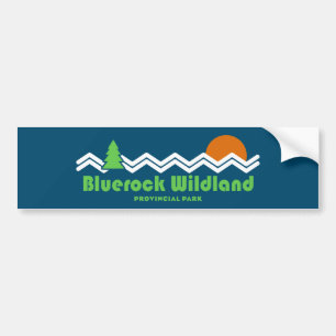 Bluerock Wildland Provincial Park Retro Bumper Sticker