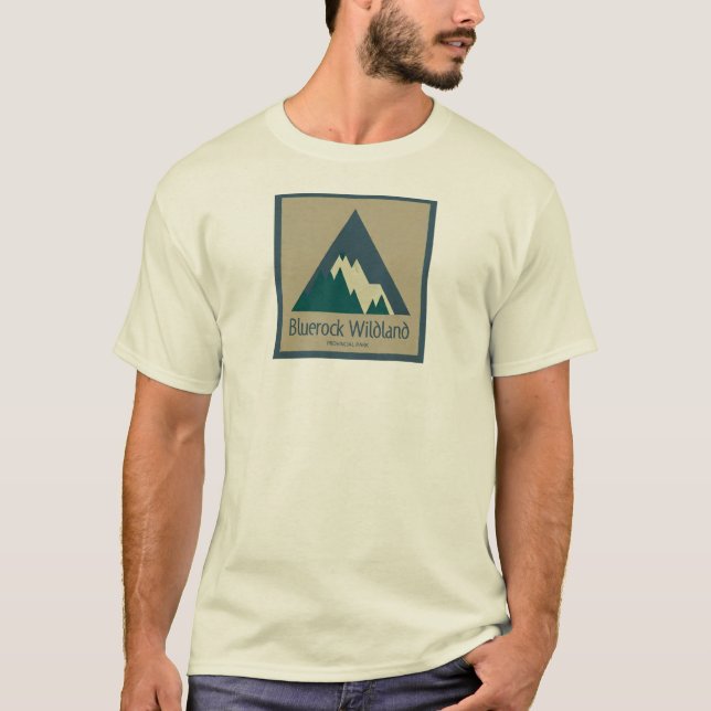 Bluerock Wildland Provincial Park Rustic T-Shirt (Front)