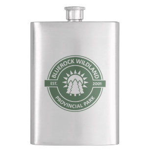 Bluerock Wildland Provincial Park Sun Trees Hip Flask