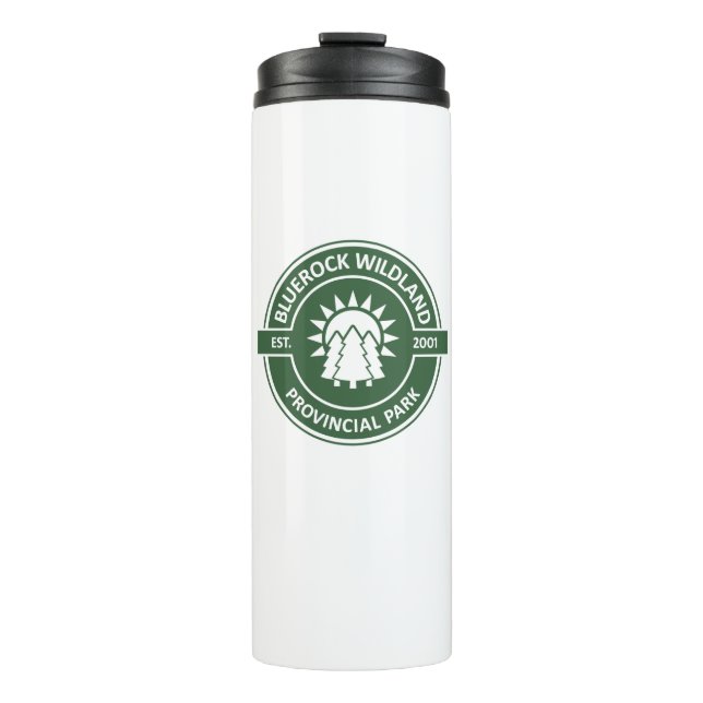 Bluerock Wildland Provincial Park Sun Trees Thermal Tumbler (Front)