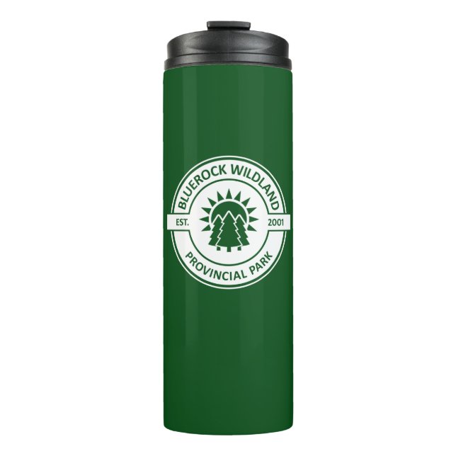 Bluerock Wildland Provincial Park Sun Trees Thermal Tumbler (Front)