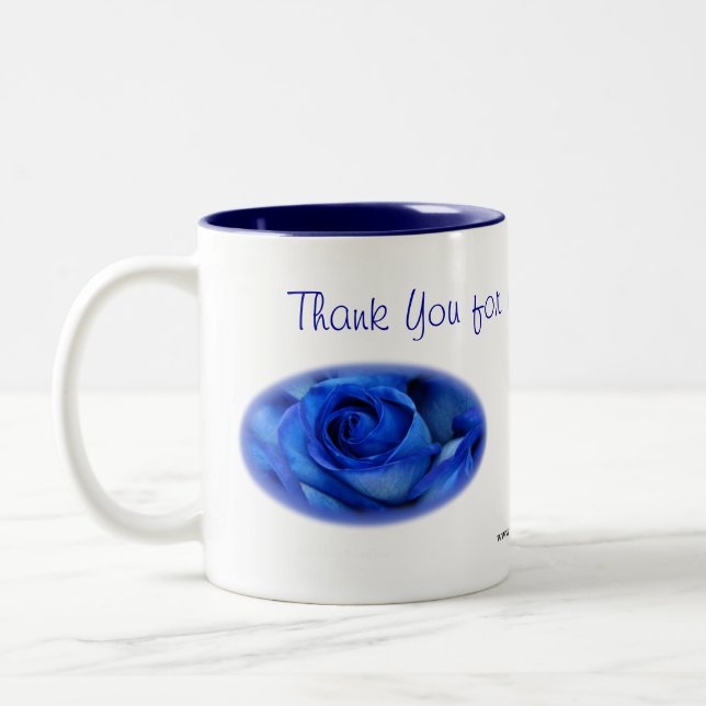 BlueRoses TY Mug-customise Two-Tone Coffee Mug (Left)