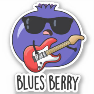 Blues Berry Funny Fruit Pun