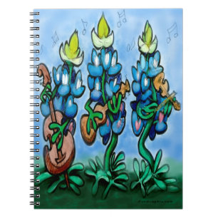 Blues Bonnets Notebook