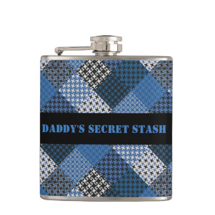 Blues Booze Hip Flask