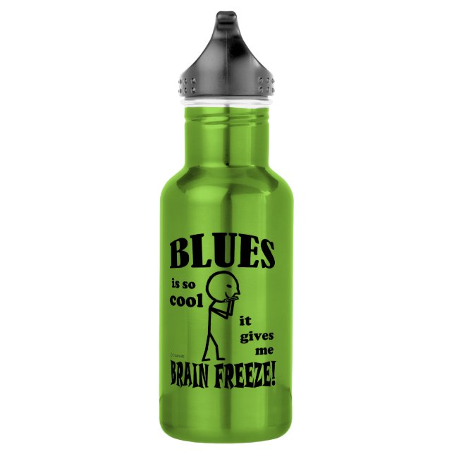 Blues, Brain Freeze 532 Ml Water Bottle (Right)