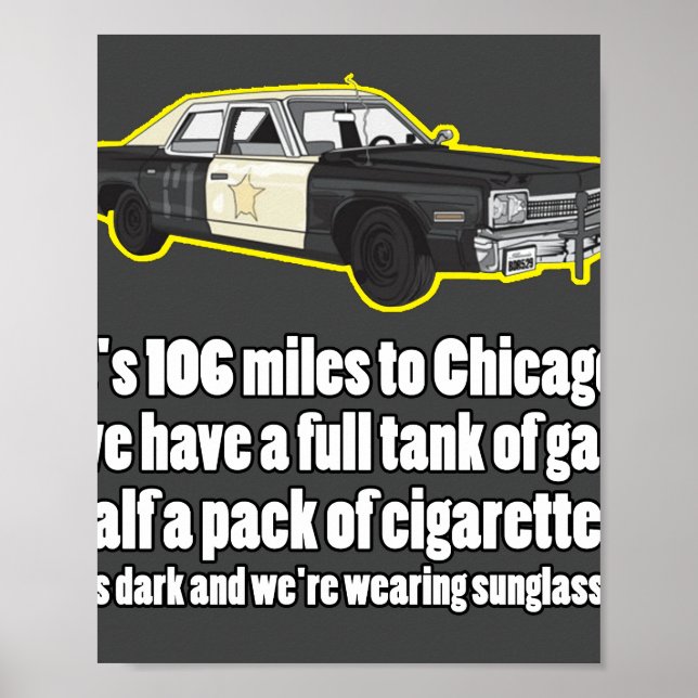 blues brothers bluesmobile movie tv  poster (Front)