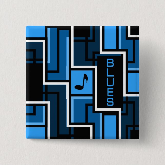 Blues button (Front)