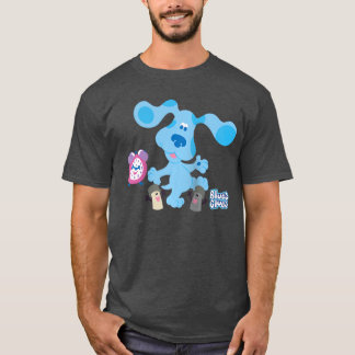 Blues Clues Classic Blues Group Baseballee vintage T-Shirt
