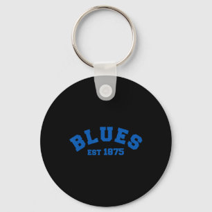 Blues Established In 1875 Footbyll Soccer Fans Clu Key Ring