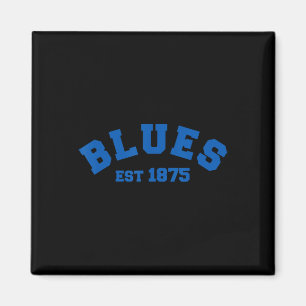Blues Established In 1875 Footbyll Soccer Fans Clu Magnet