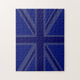 Blues for a Union Jack British Flag Jigsaw Puzzle