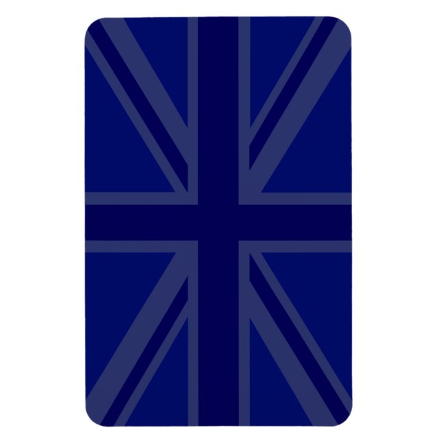 Blues for a Union Jack British Flag Magnet (Vertical)