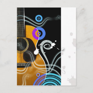 Blues Guitar Postcard