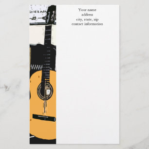Blues Guitar Stationery