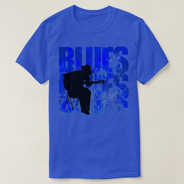 Blues Guitar T-Shirt (Design Front)