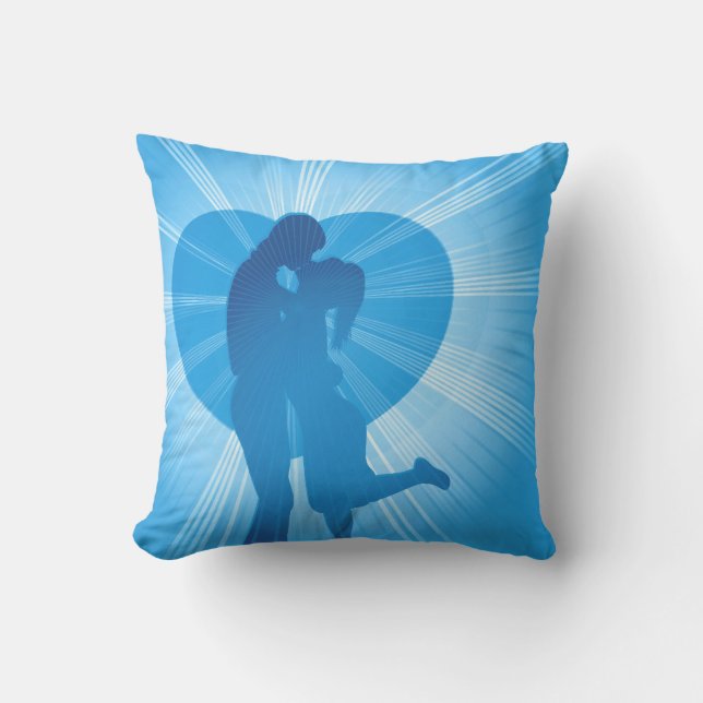 Blues lovers throw pillow (Front)