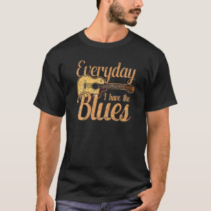 Blues Music Band Vintage Guitar Teacher Blues 1 T-Shirt