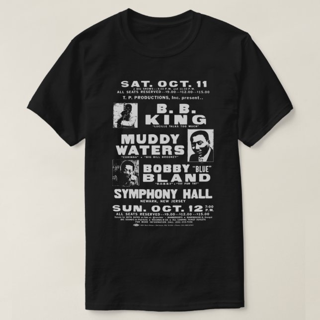 Blues Music poster  Classic T-Shirt (Design Front)
