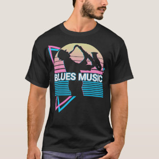 Blues Music Retro T-Shirt