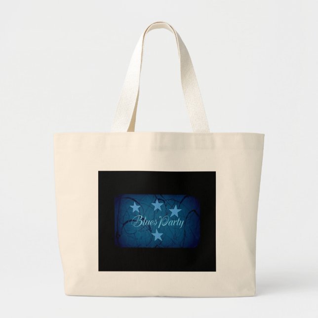 Blues Party Jumbo Tote (Front)