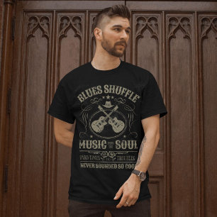 Blues Shuffle Music From The Soul For Musicians T-Shirt