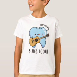 Blues Tooth Funny Dental Music Pun T-Shirt