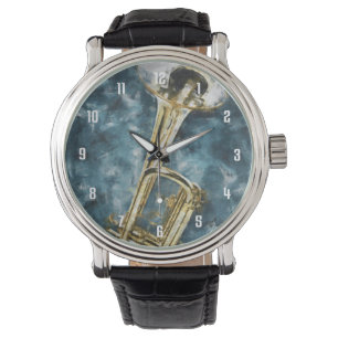 Blues Trumpet Watch