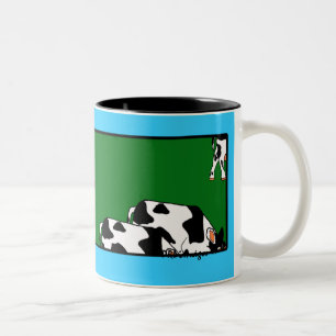 BlueSkyCows with Ladybugs Mug