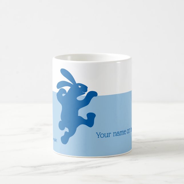  Bluest Blue Rabbit Mug (Center)