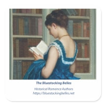 Bluestocking Belle Logo Stickers