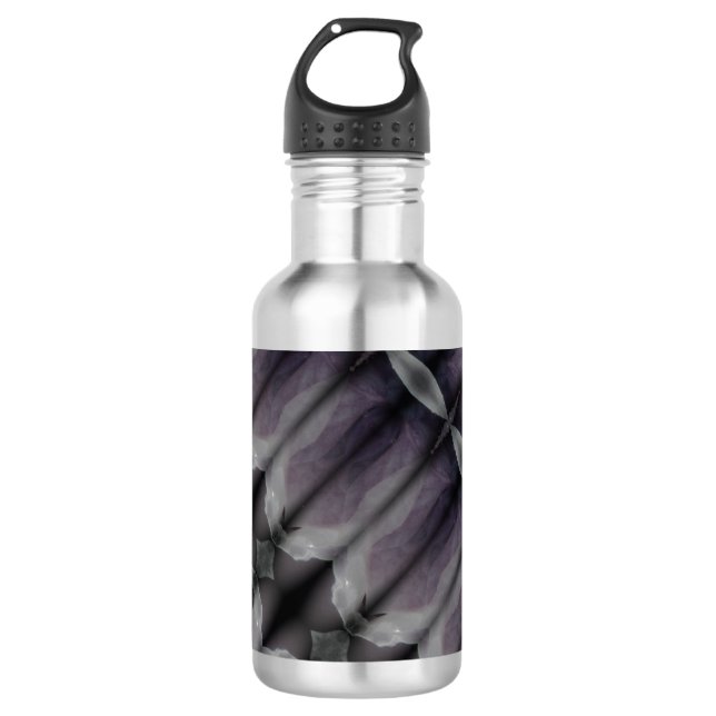 Bluesy Ikat Fog 710 Ml Water Bottle (Front)