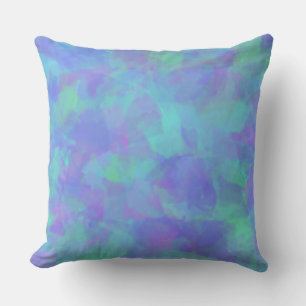 Bluesy Purples Outdoor Throw Pillow 20" x 20"