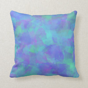 Bluesy Purples Throw Pillow
