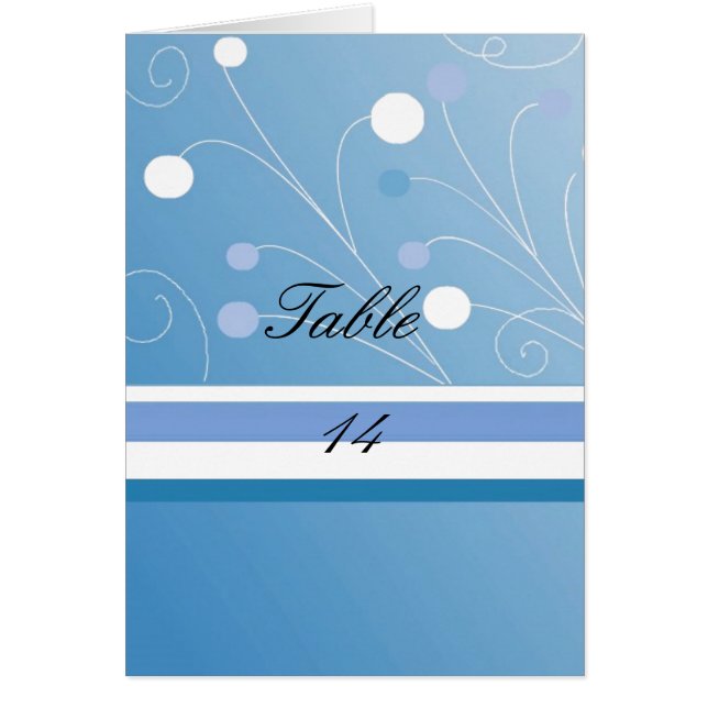 BlueTable Seating Card (Front)