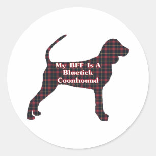 Bluetick Coonhound BFF Sticker