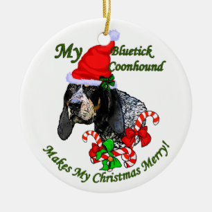 Bluetick Coonhound Christmas Gifts Ornament