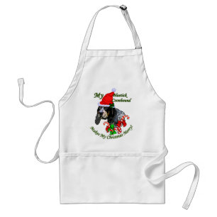 Bluetick Coonhound Christmas Gifts Standard Apron