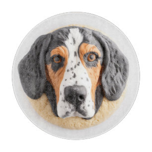 Bluetick Coonhound Dog 3D Inspired Cutting Board