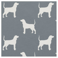Bluetick Coonhound Dog Breed Silhouettes Patterned
