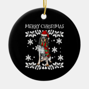 Bluetick Coonhound Dog Christmas Ornament Xmas