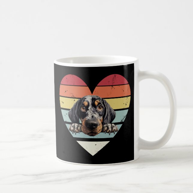 Bluetick Coonhound Dog Coffee Mug (Right)