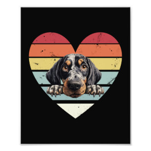 Bluetick Coonhound Dog Photo Print