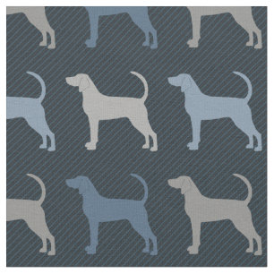 Bluetick Coonhound Fabric