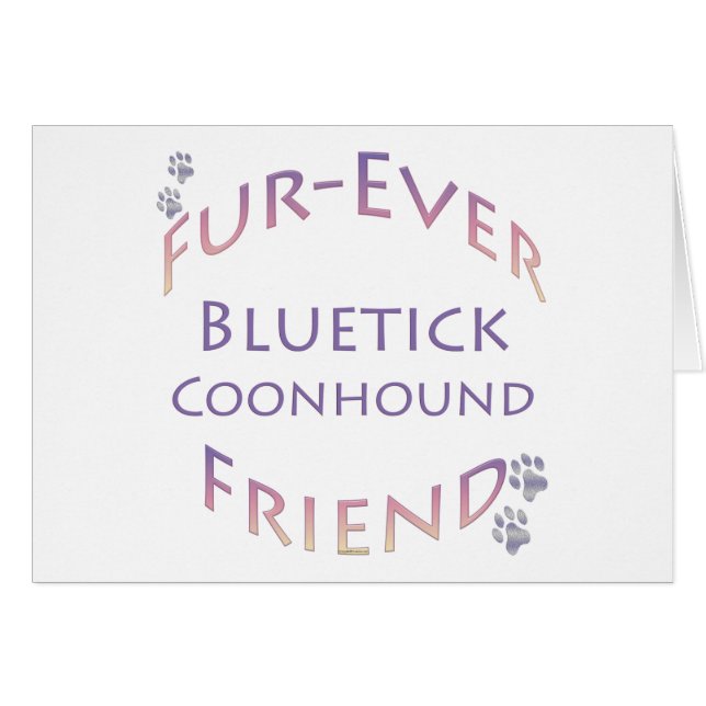 Bluetick Coonhound Furever (Front Horizontal)