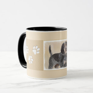 Bluetick Coonhound Painting - Cute Original Dog Ar Mug