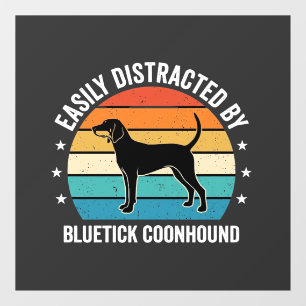 Bluetick Coonhound Retro Sunset Dog